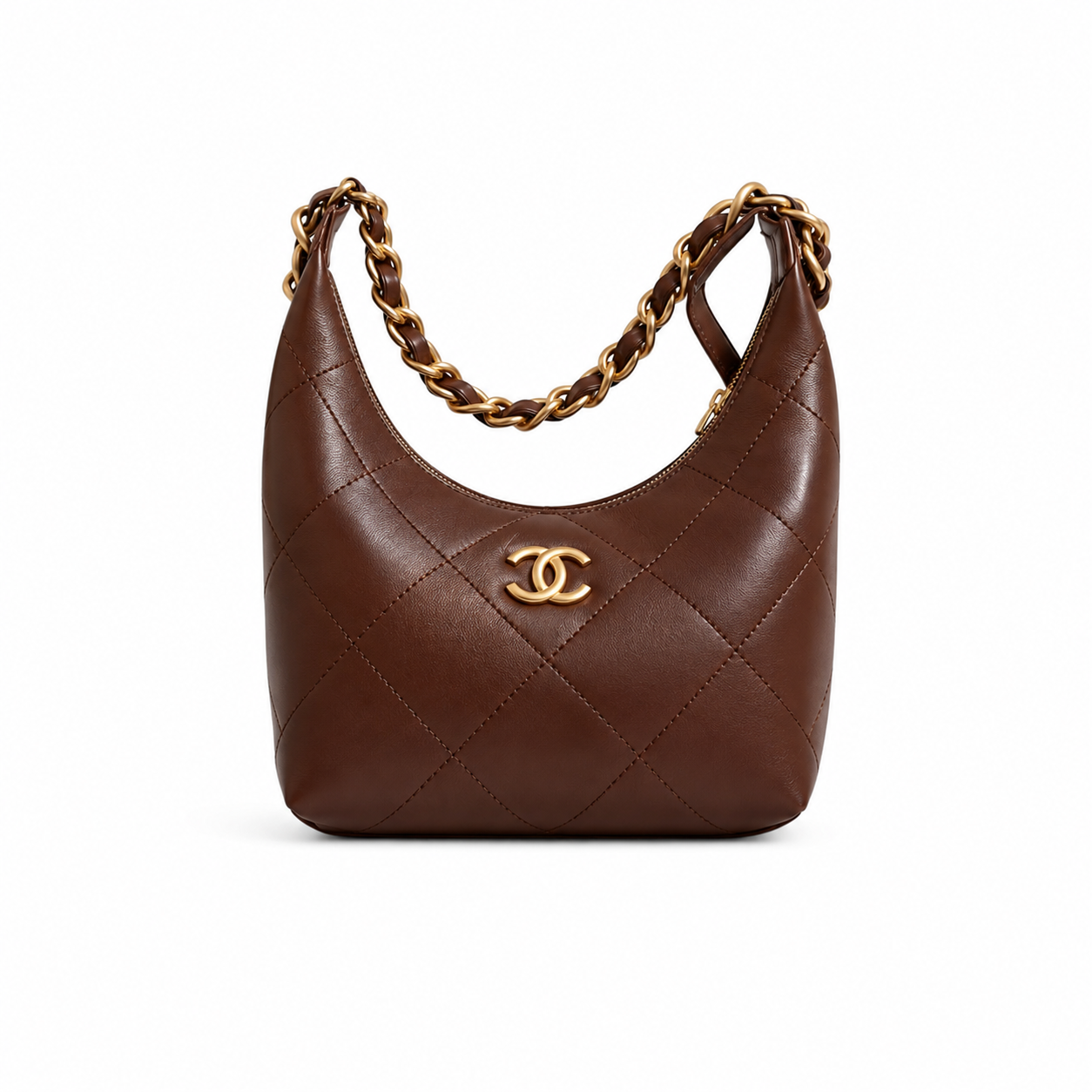 Chanel Quilted Hobo Chain Bag