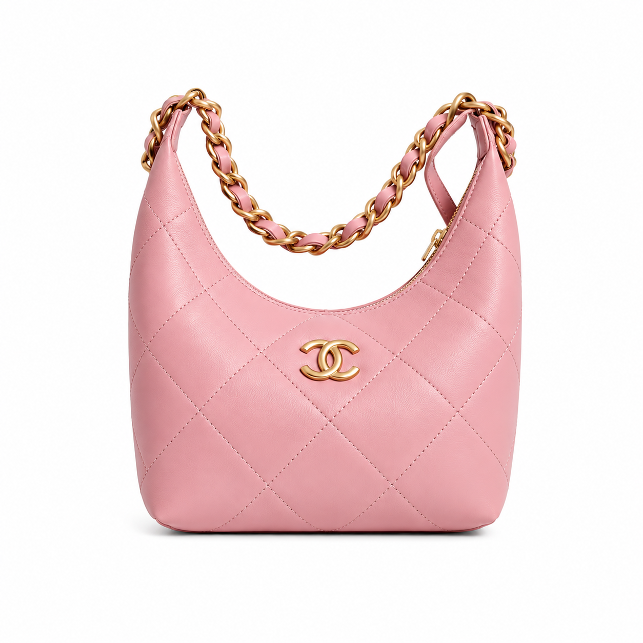 Chanel Quilted Hobo Chain Bag