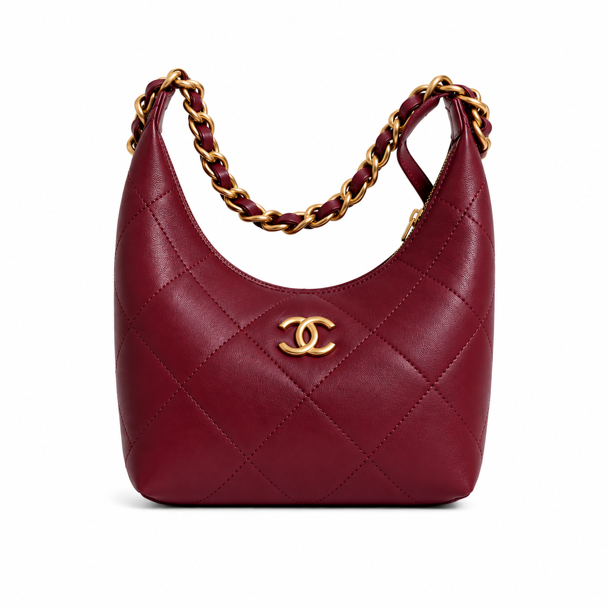Chanel Quilted Hobo Chain Bag