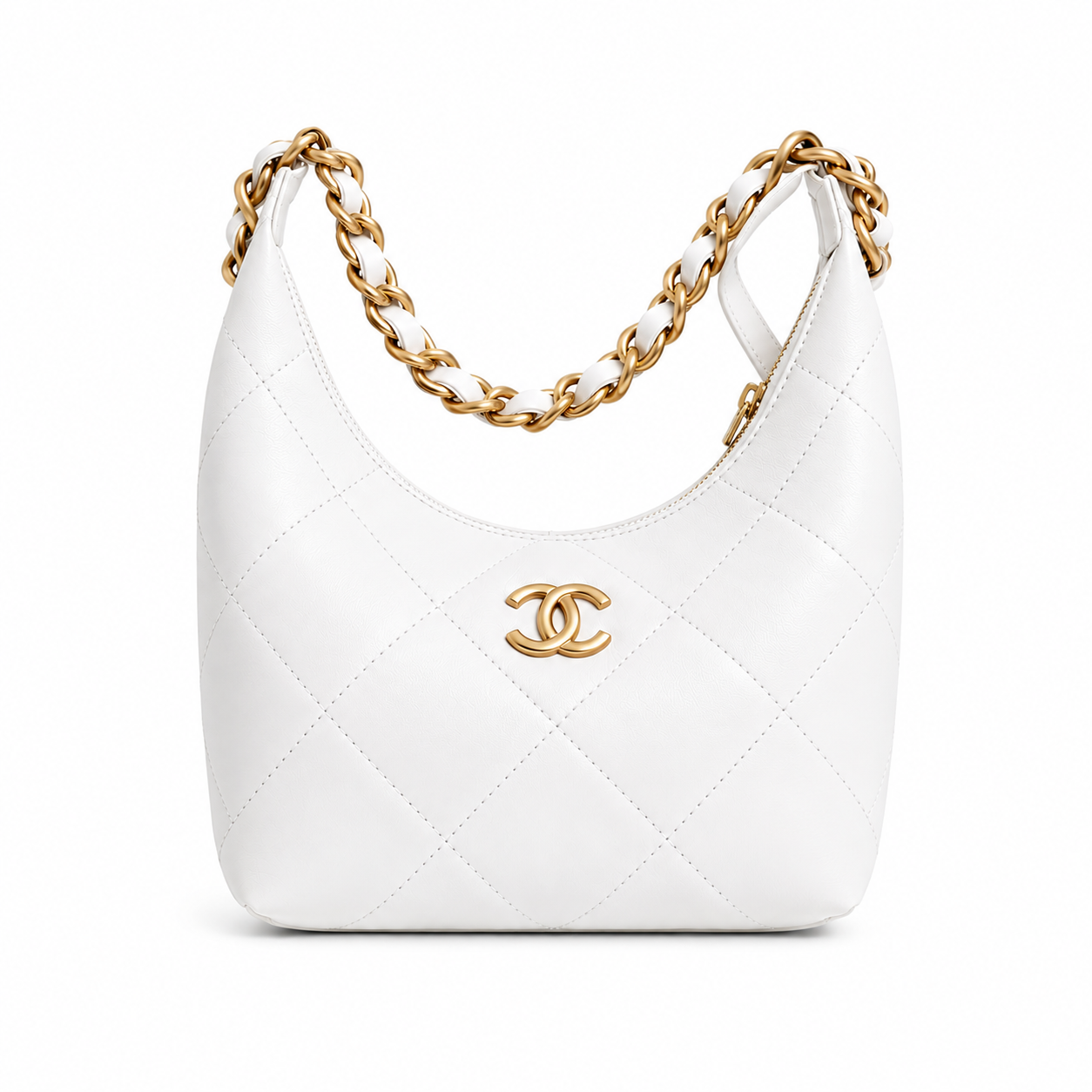 Chanel Quilted Hobo Chain Bag