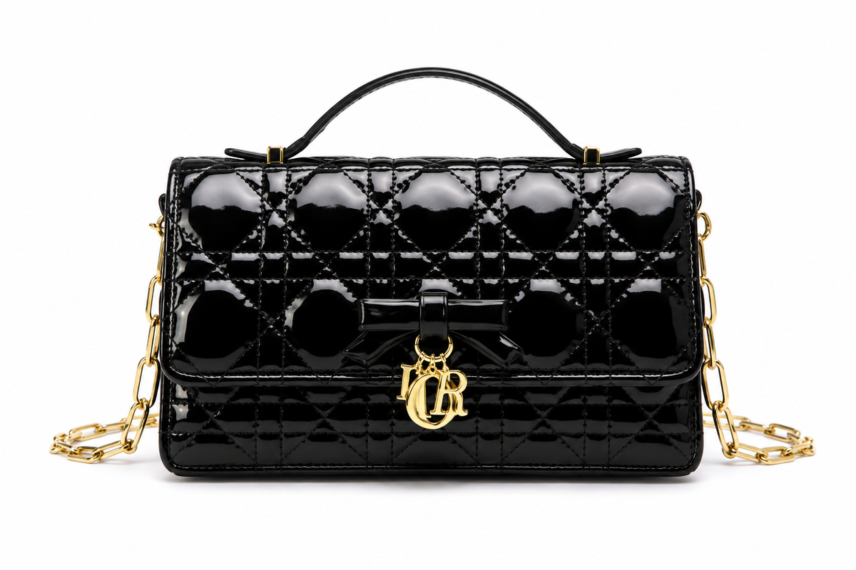 Dior Quilted Bow Chain Bag