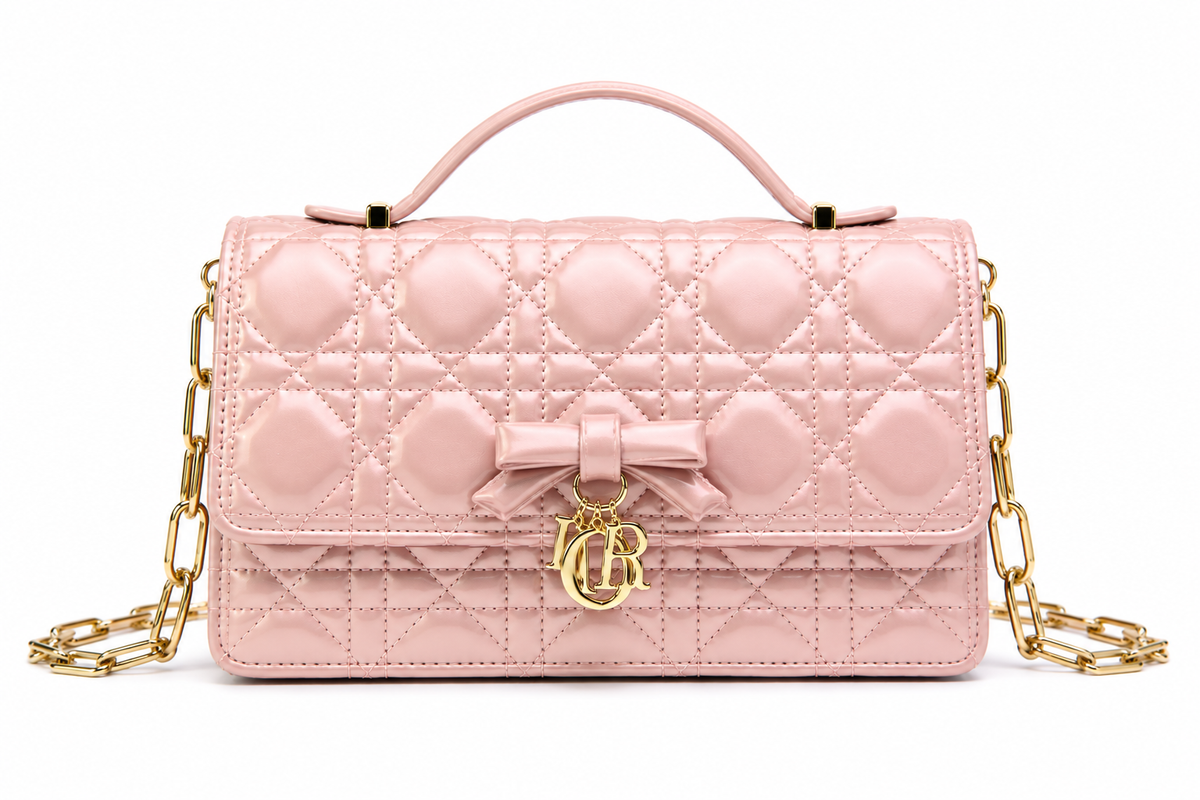 Dior Quilted Bow Chain Bag