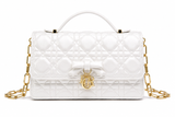 Dior Quilted Bow Chain Bag