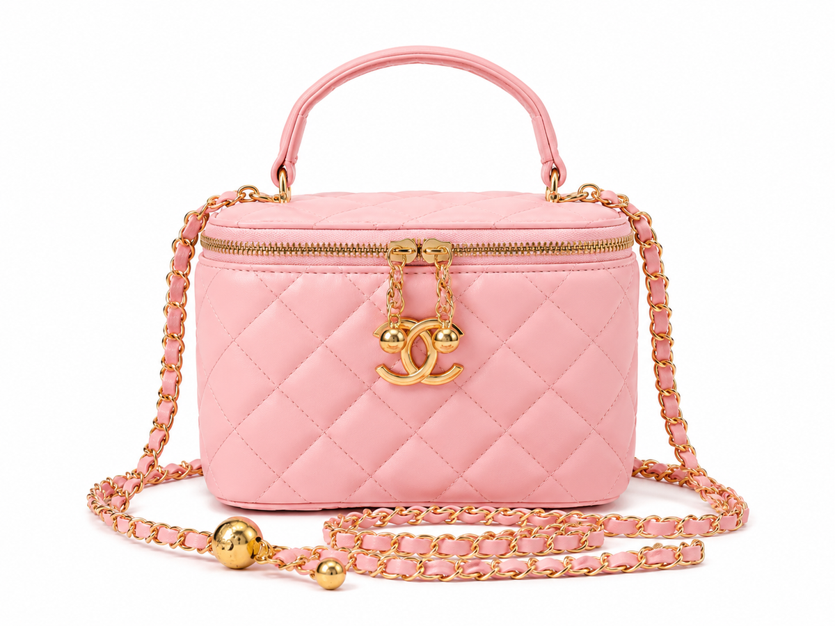 Channel Quilted Vanity Chain Bag