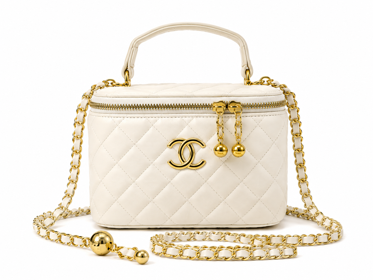 Channel Quilted Vanity Chain Bag
