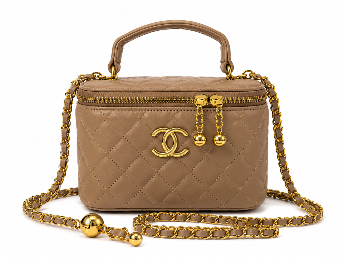 Channel Quilted Vanity Chain Bag