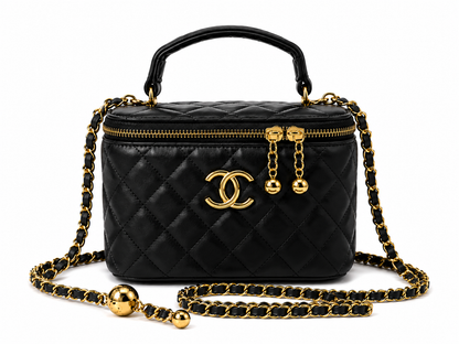 Channel Quilted Vanity Chain Bag