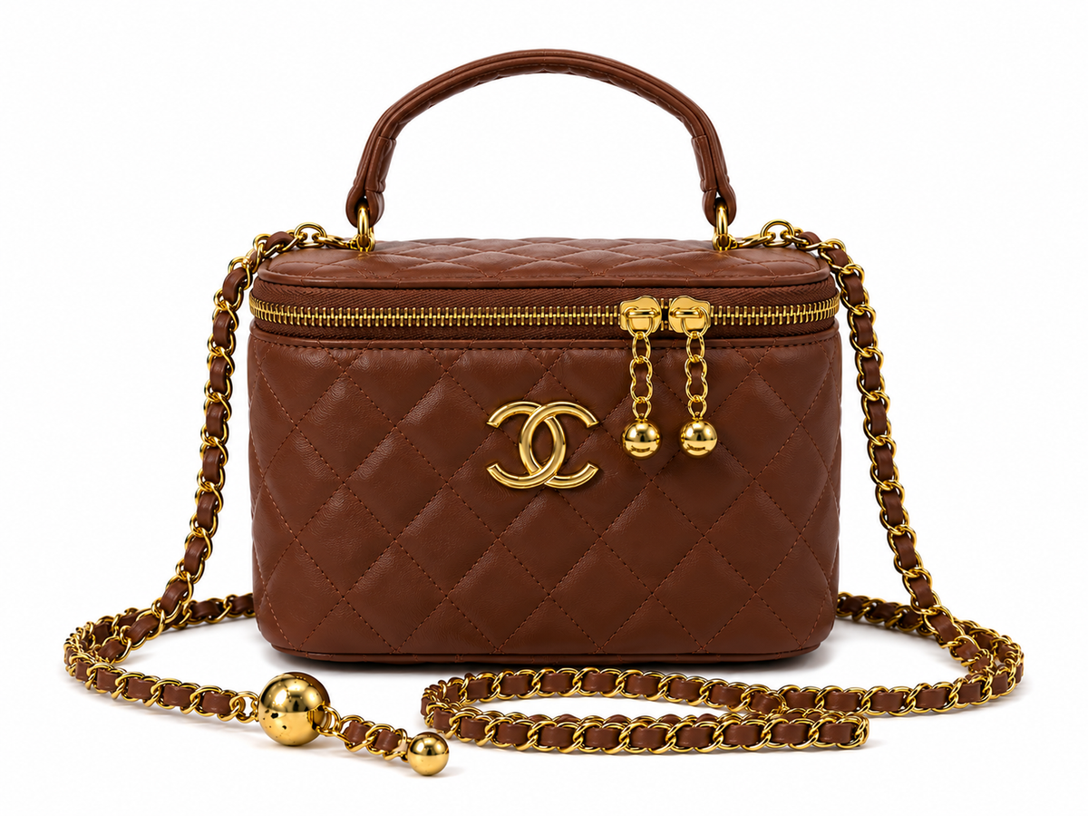 Channel Quilted Vanity Chain Bag