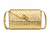 Bottega Veneta Metallic Gold Woven Crossbody Bag