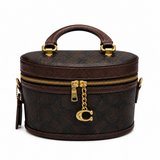 Coach Signature Monogram Vanity Crossbody Bag