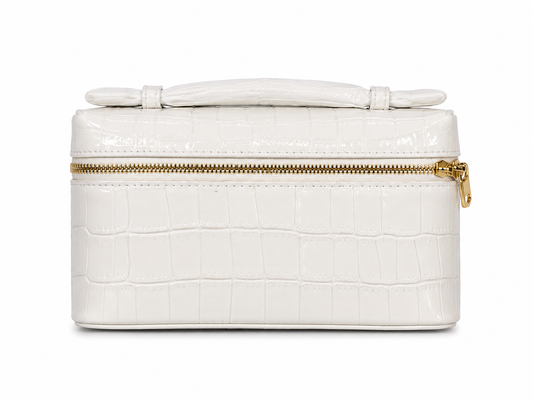 Loropiana Croc Vanity Bag