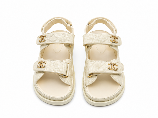 Channal Double-Strap Luxury Sandals