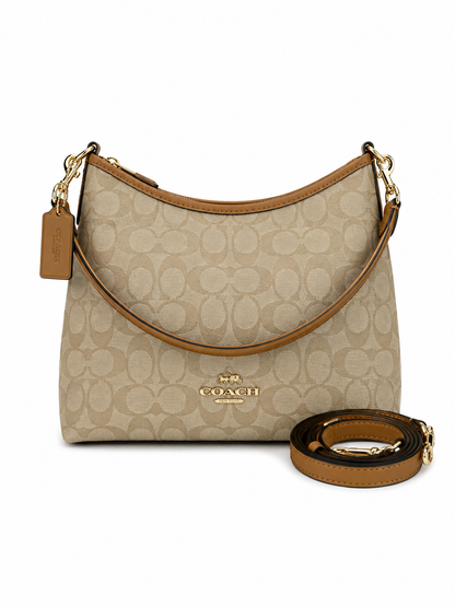 Coach Signature Hobo Shoulder Bag