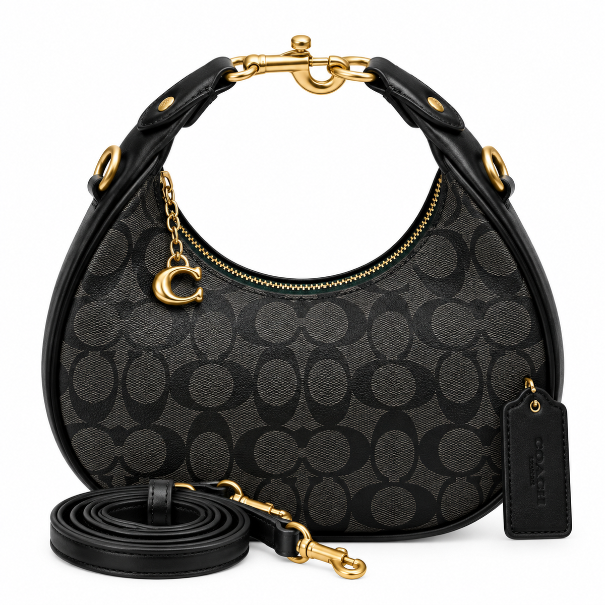 Coach Signature  Denim Hobo Bag