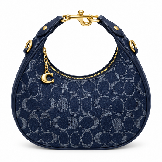 Coach Signature  Denim Hobo Bag