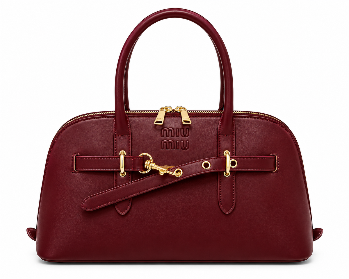 Miu Miu Arc Leather Handbag