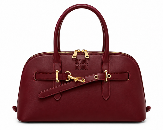 Miu Miu Arc Leather Handbag