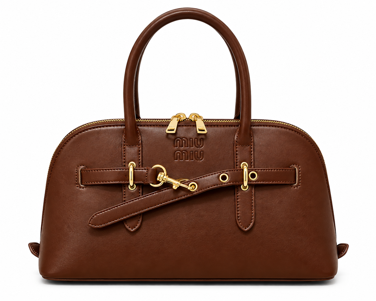 Miu Miu Arc Leather Handbag