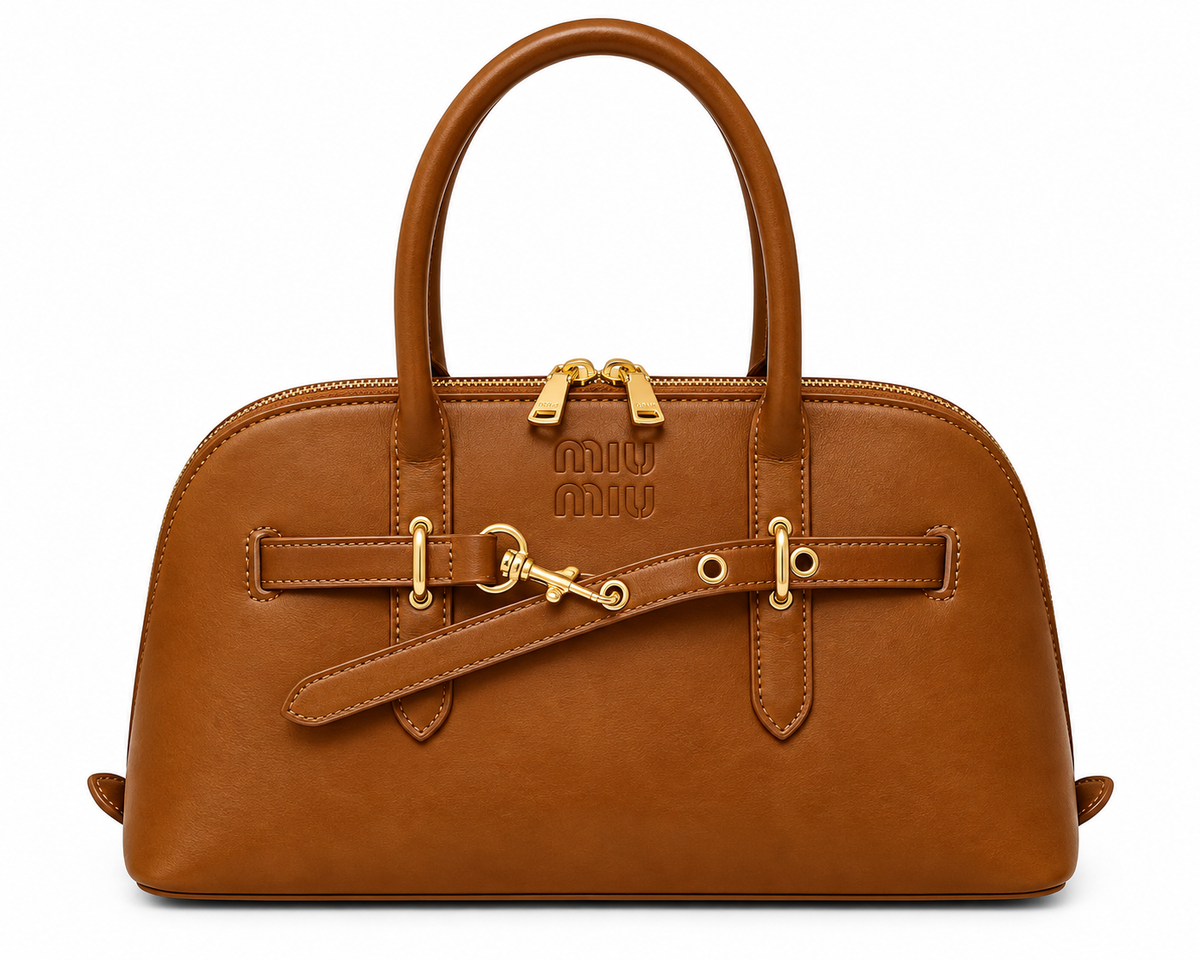 Miu Miu Arc Leather Handbag