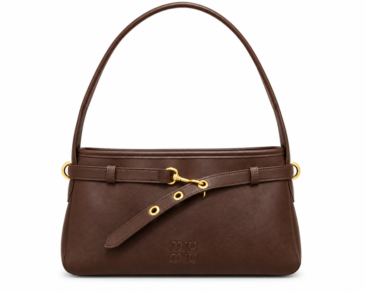 Miu Miu Belted Shoulder Bag