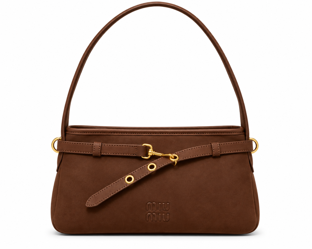 Miu Miu Belted Shoulder Bag