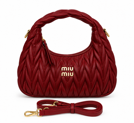 Miu Miu Matelassé Hobo Bag