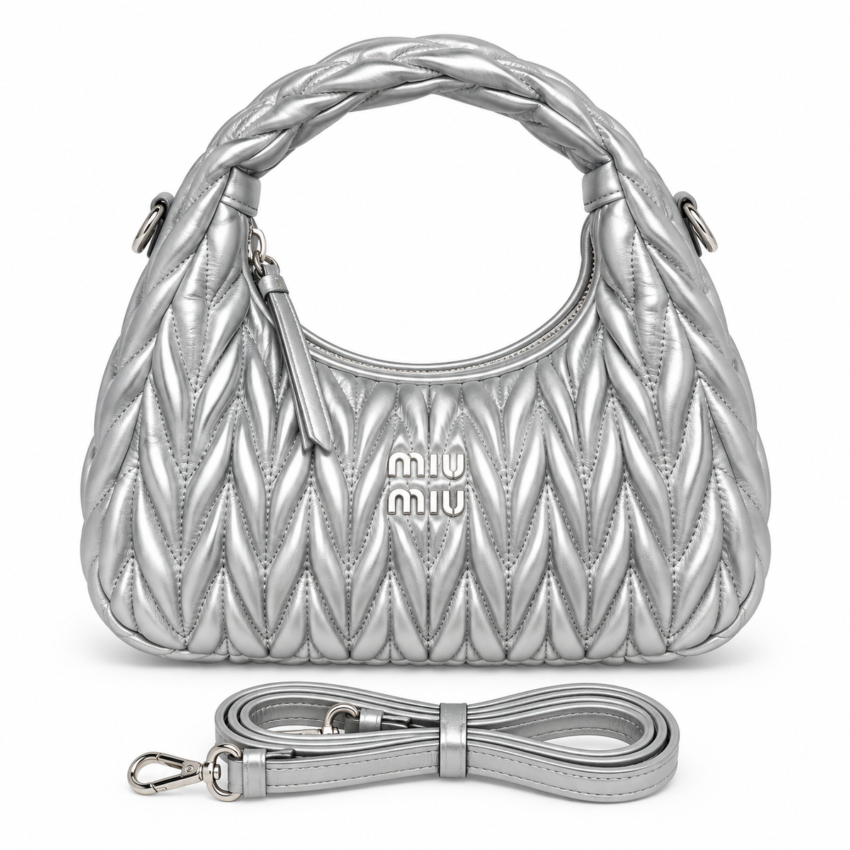 Miu Miu Matelassé Hobo Bag