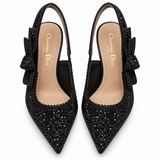 Dior Crystal Embellished Slingback Heels
