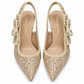 Dior Crystal Embellished Slingback Heels