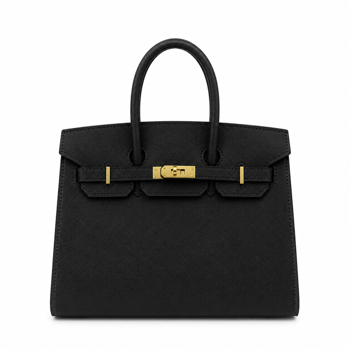 Hermes Classic Birkin-Style Structured Handbag