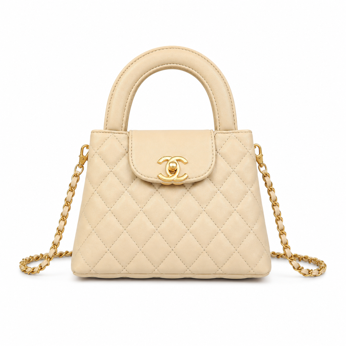 Chanel Quilted Mini Top Handle Bag
