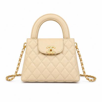 Chanel Quilted Mini Top Handle Bag