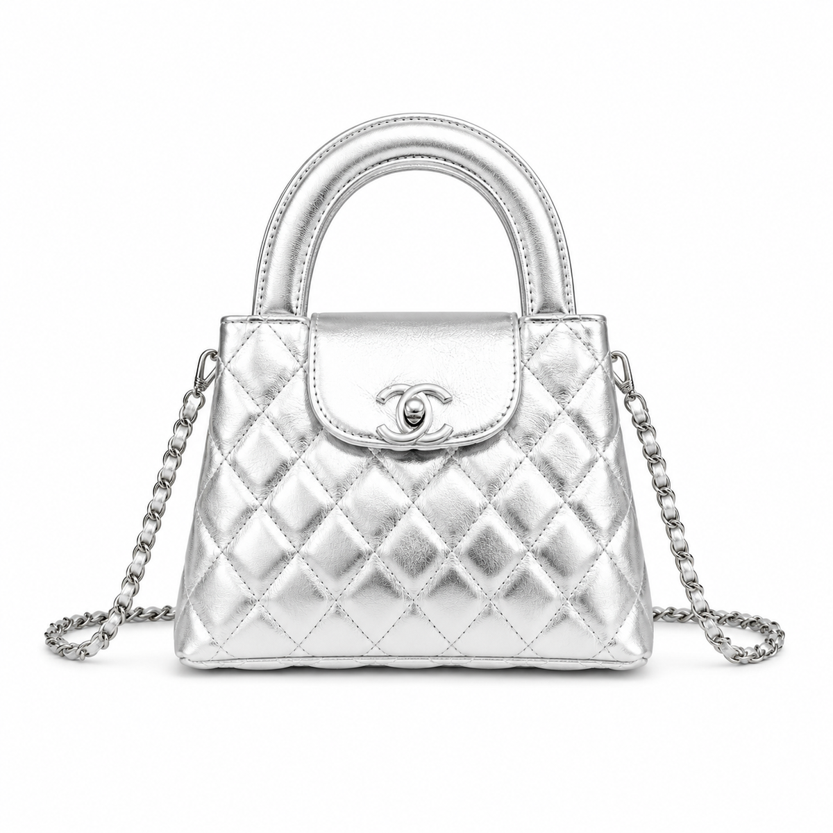 Chanel Quilted Mini Top Handle Bag