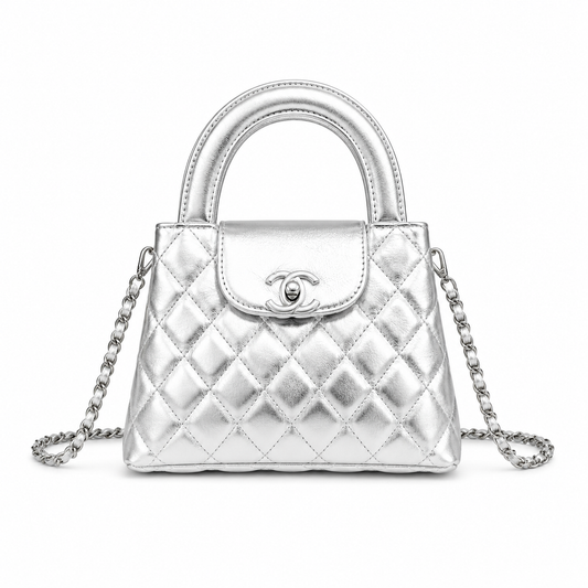 Chanel Quilted Mini Top Handle Bag
