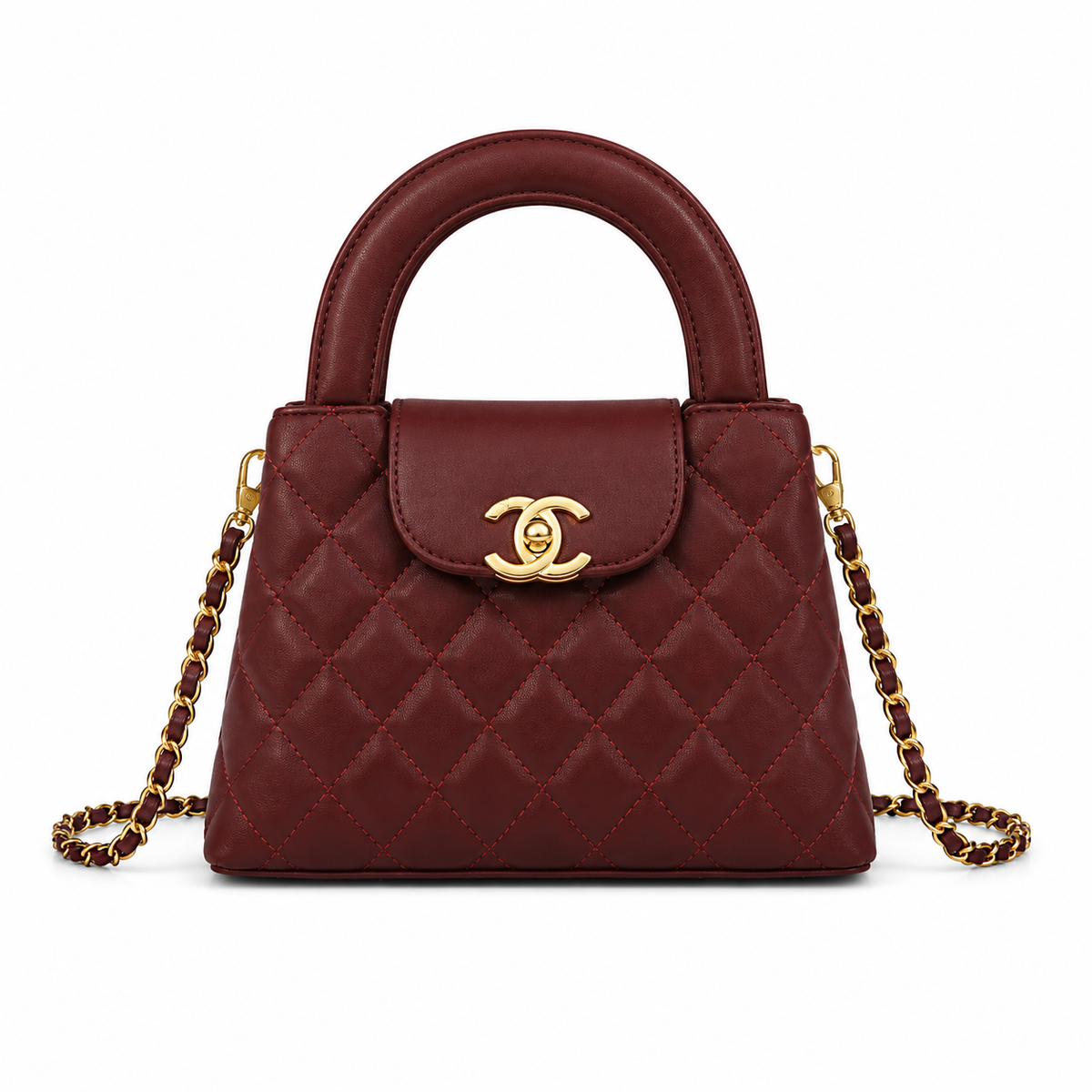 Chanel Quilted Mini Top Handle Bag
