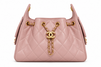 Chanel Quilted Drawstring Bucket Bag