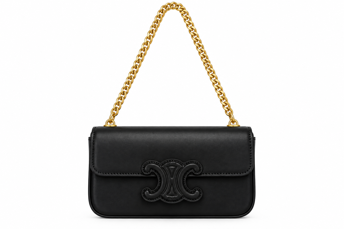 Celine Triomphe Chain Shoulder Bag