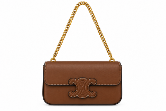 Celine Triomphe Chain Shoulder Bag