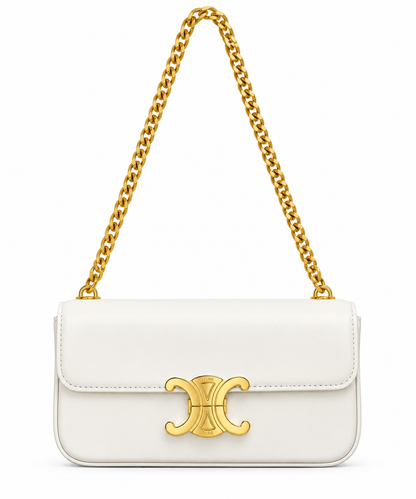 Celine Triomphe Chain Shoulder Bag