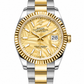 Rolex Datejust Fluted Bezel Jubilee Bracelet Watch