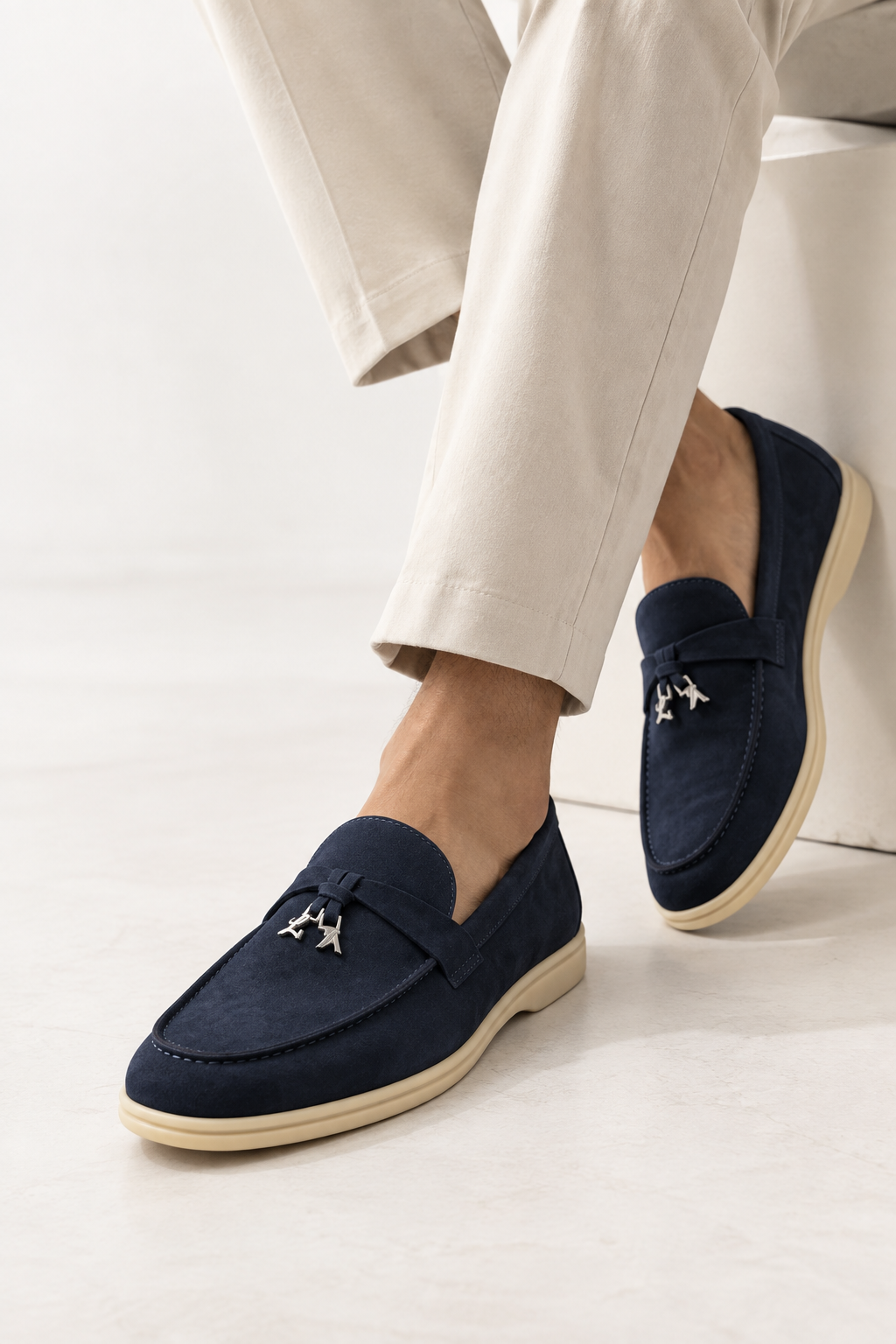 Loro Piana  Suede Charm Loafers