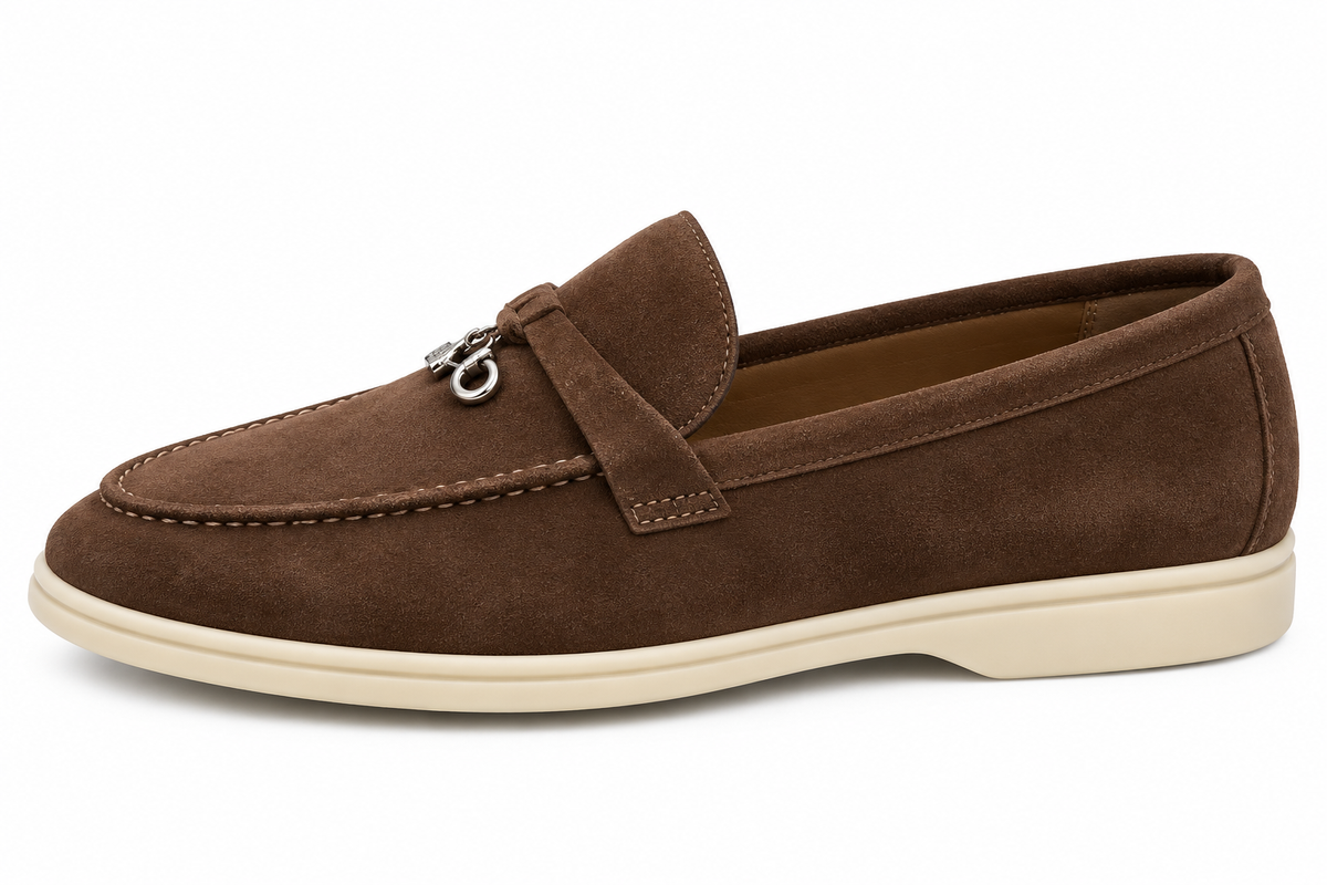 Loro Piana  Suede Charm Loafers