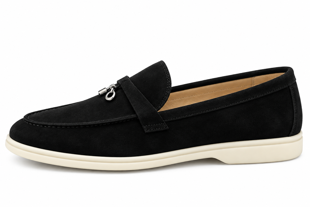 Loro Piana  Suede Charm Loafers