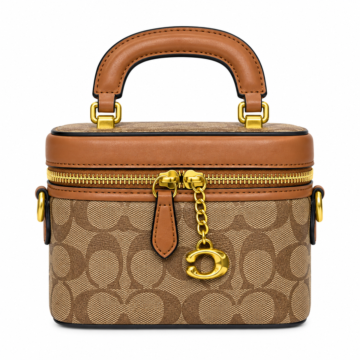 Coach Signature Denim Vanity Crossbody Bag