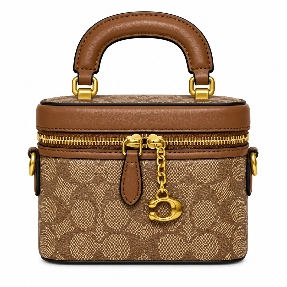 Coach Signature Denim Vanity Crossbody Bag