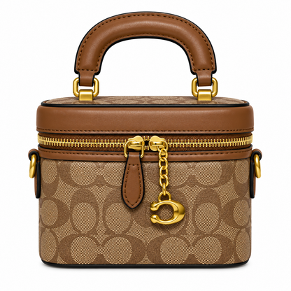 Coach Signature Denim Vanity Crossbody Bag