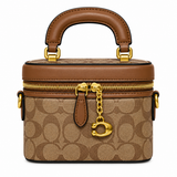 Coach Signature Denim Vanity Crossbody Bag
