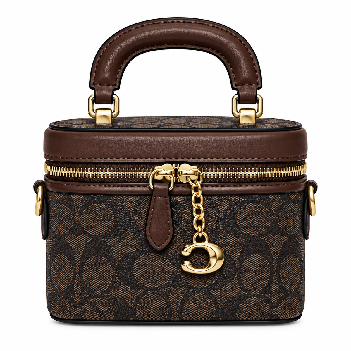 Coach Signature Denim Vanity Crossbody Bag