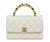 Chanel-Inspired  Quilted Pearl Handle Bag