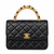 Chanel-Inspired  Quilted Pearl Handle Bag